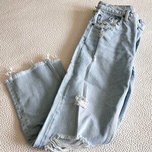 Boyish Women's The Tommy Spectacular Now Hi Rise Rigid Straight Jean Sz 27